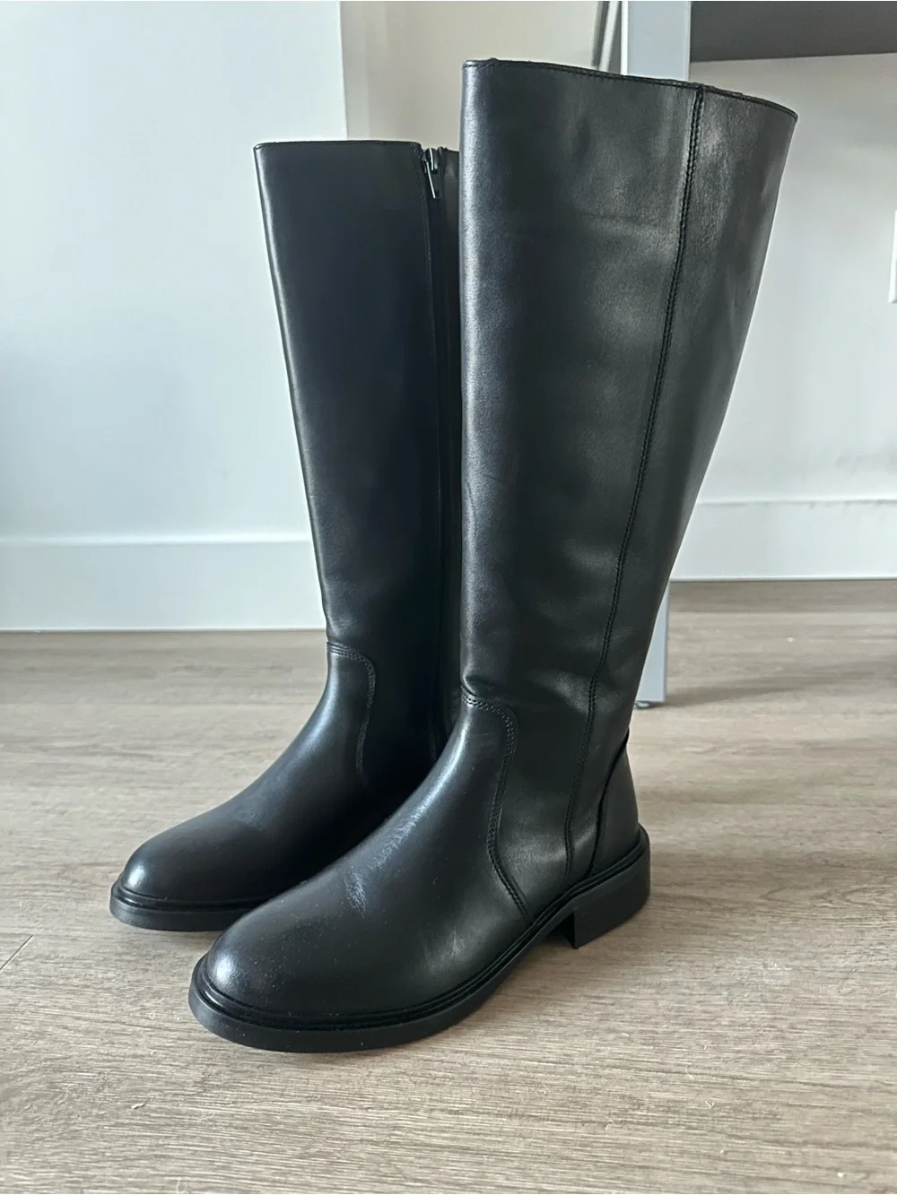 ANTHROPOLOGIE Leather Tall Riding Boots